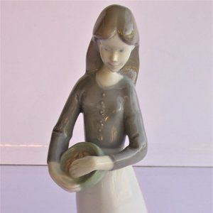 Vintage Carl Scheidig :Women With Bowl" Figurine